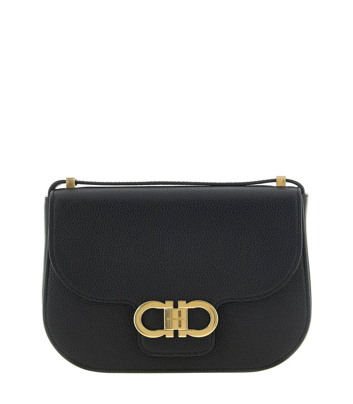 Ferragamo Cross Body Bag in black, Calfskin Leather