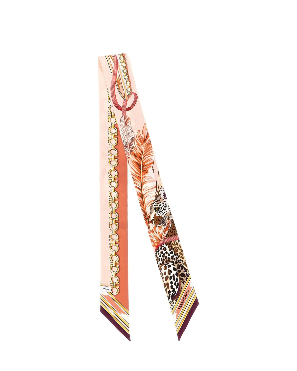 Ferragamo Durags & Hair Wrap in pink, Silk