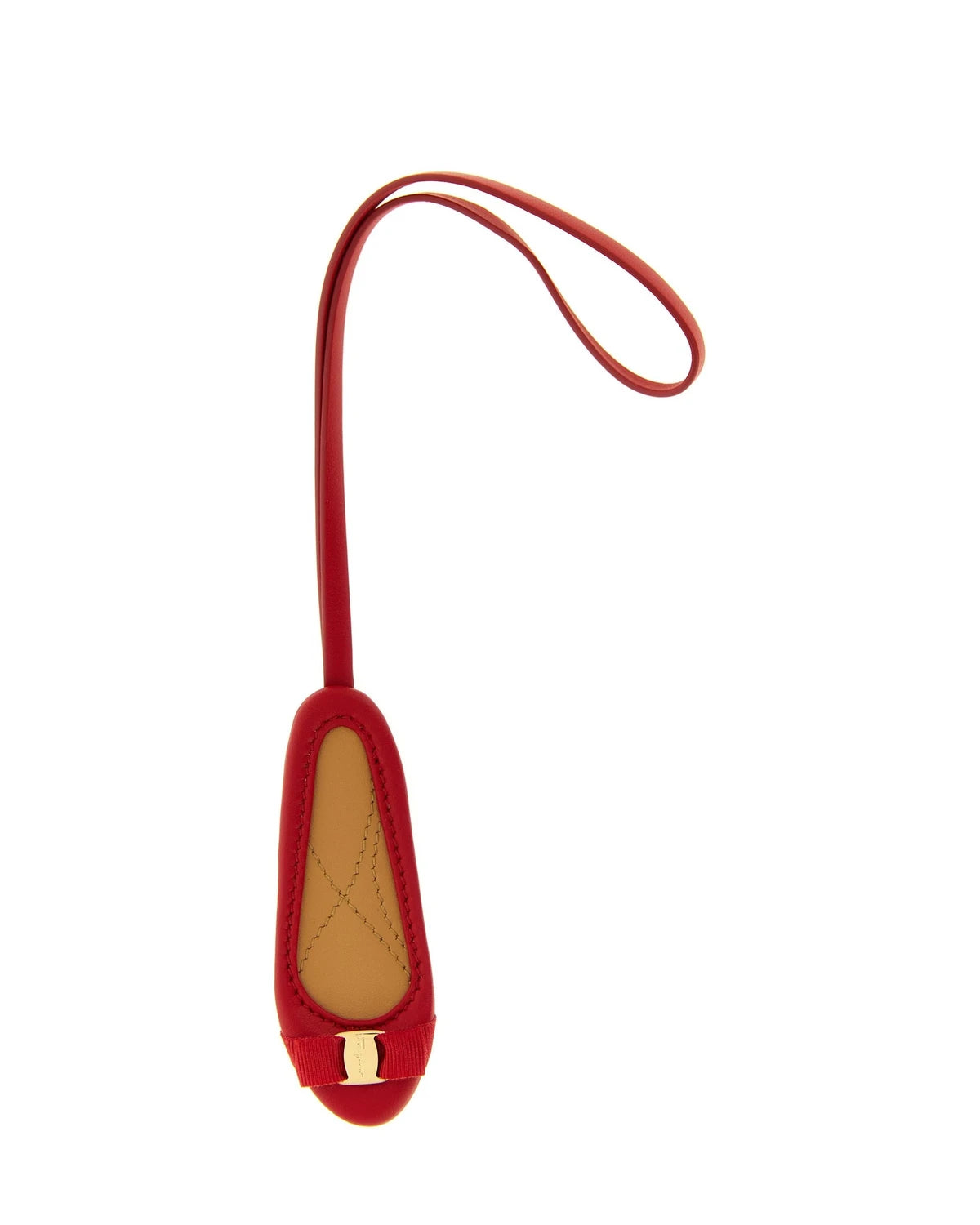 Ferragamo Keychain in red
