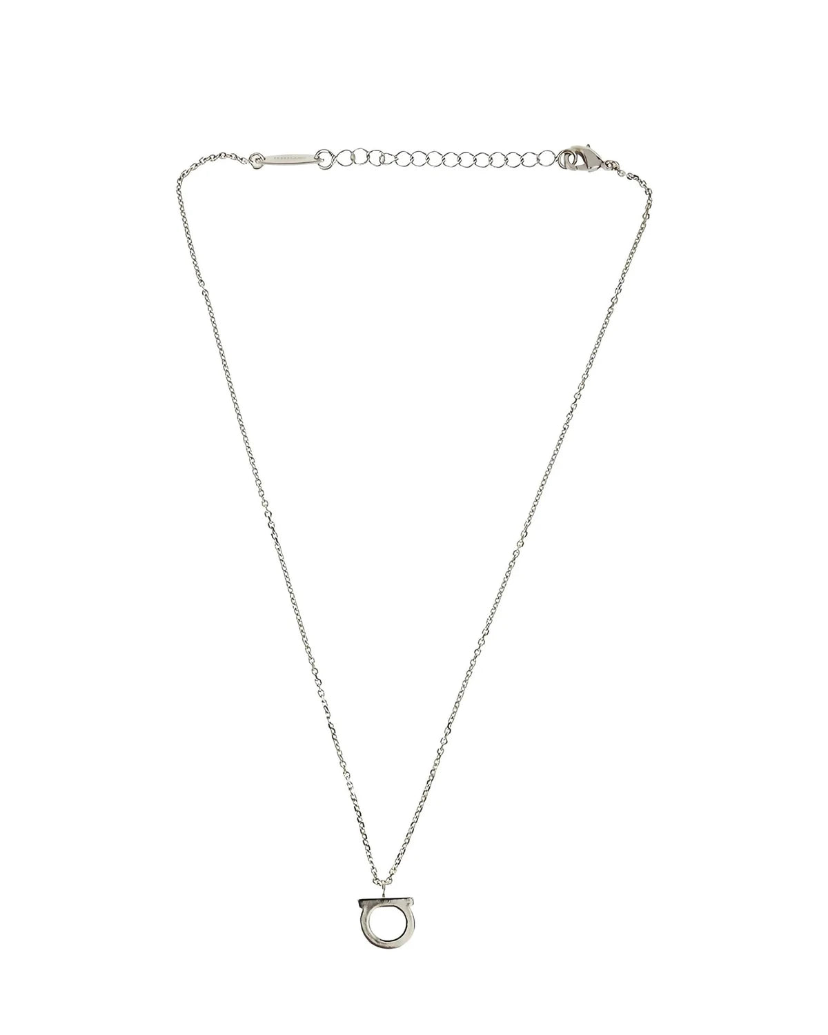 Ferragamo Necklace in silver, Brass — view 2