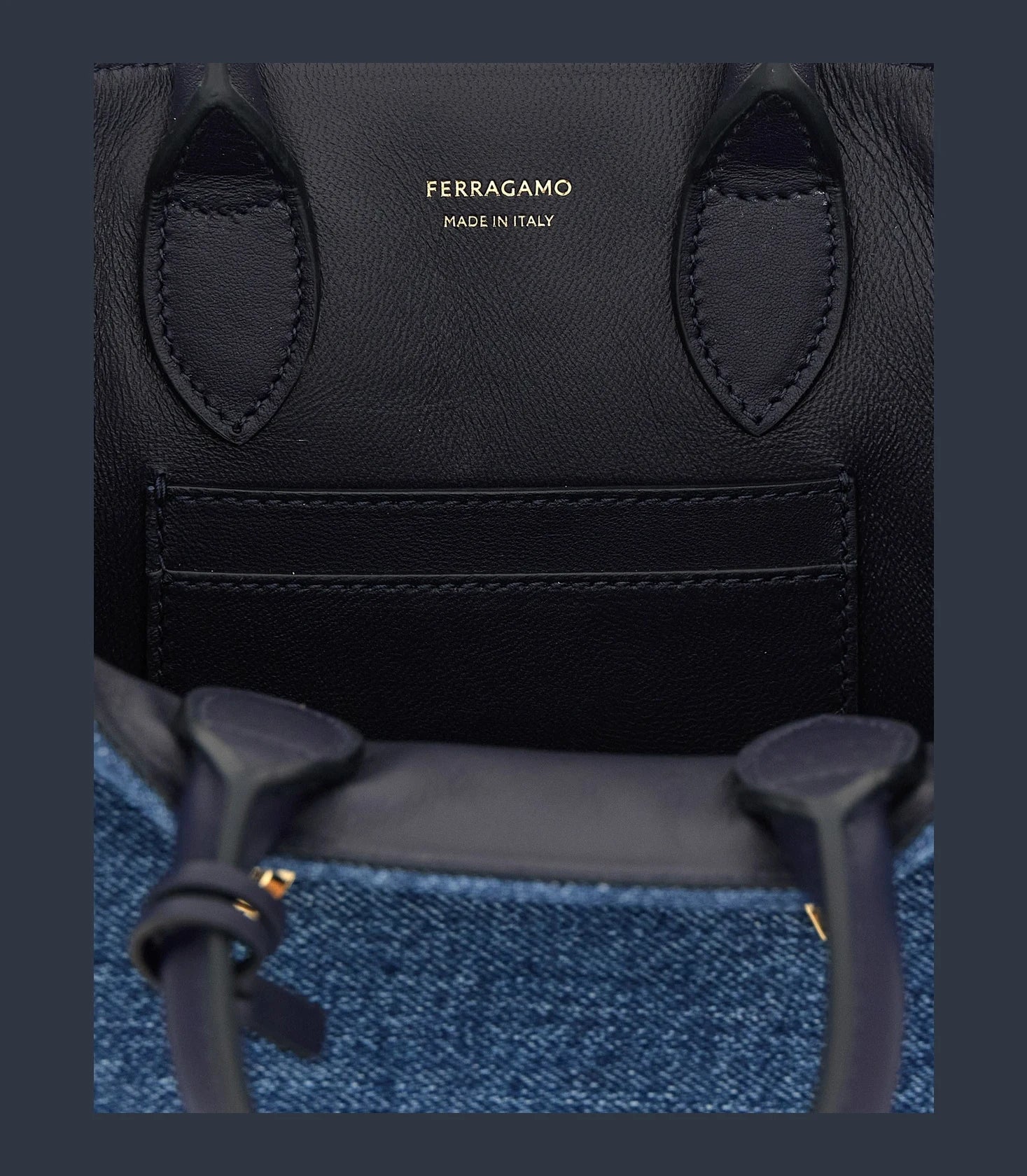 Ferragamo Satchel Bag in blue — view 4