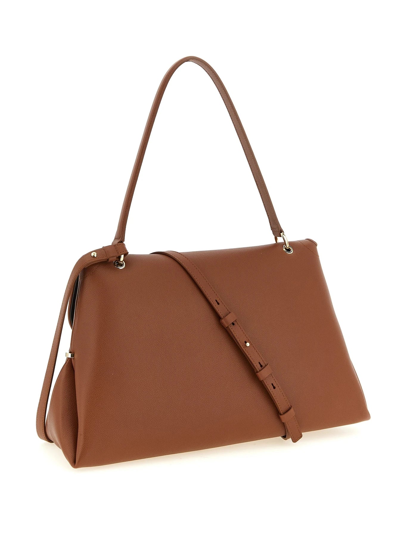 Ferragamo Shoulder Bag in brown, Calfskin Leather — view 2