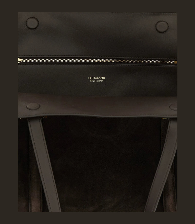 Ferragamo Shoulder Bag in brown, Goat Leather — view 4