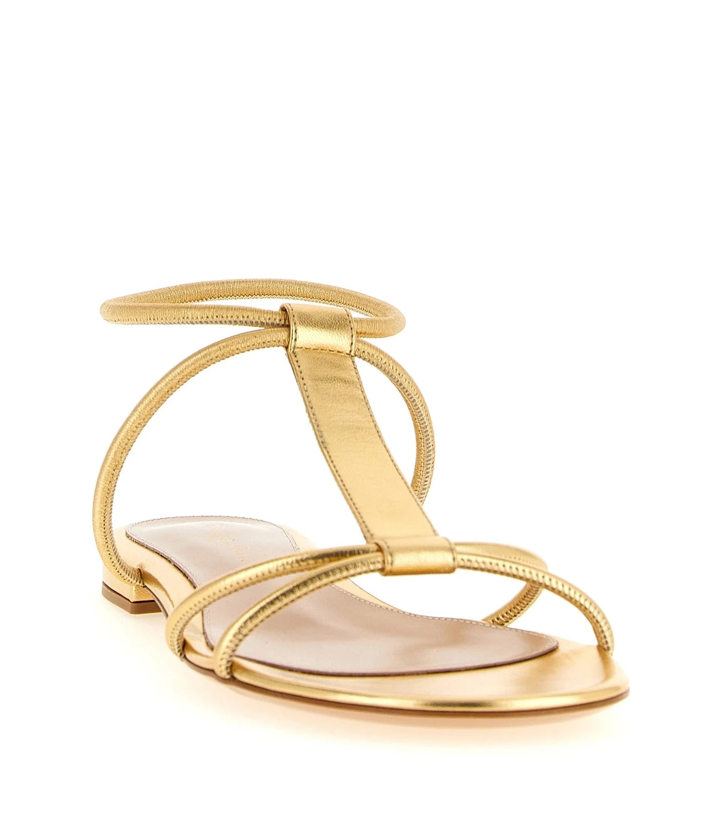 Gianvito Rossi Gold Sandals 
