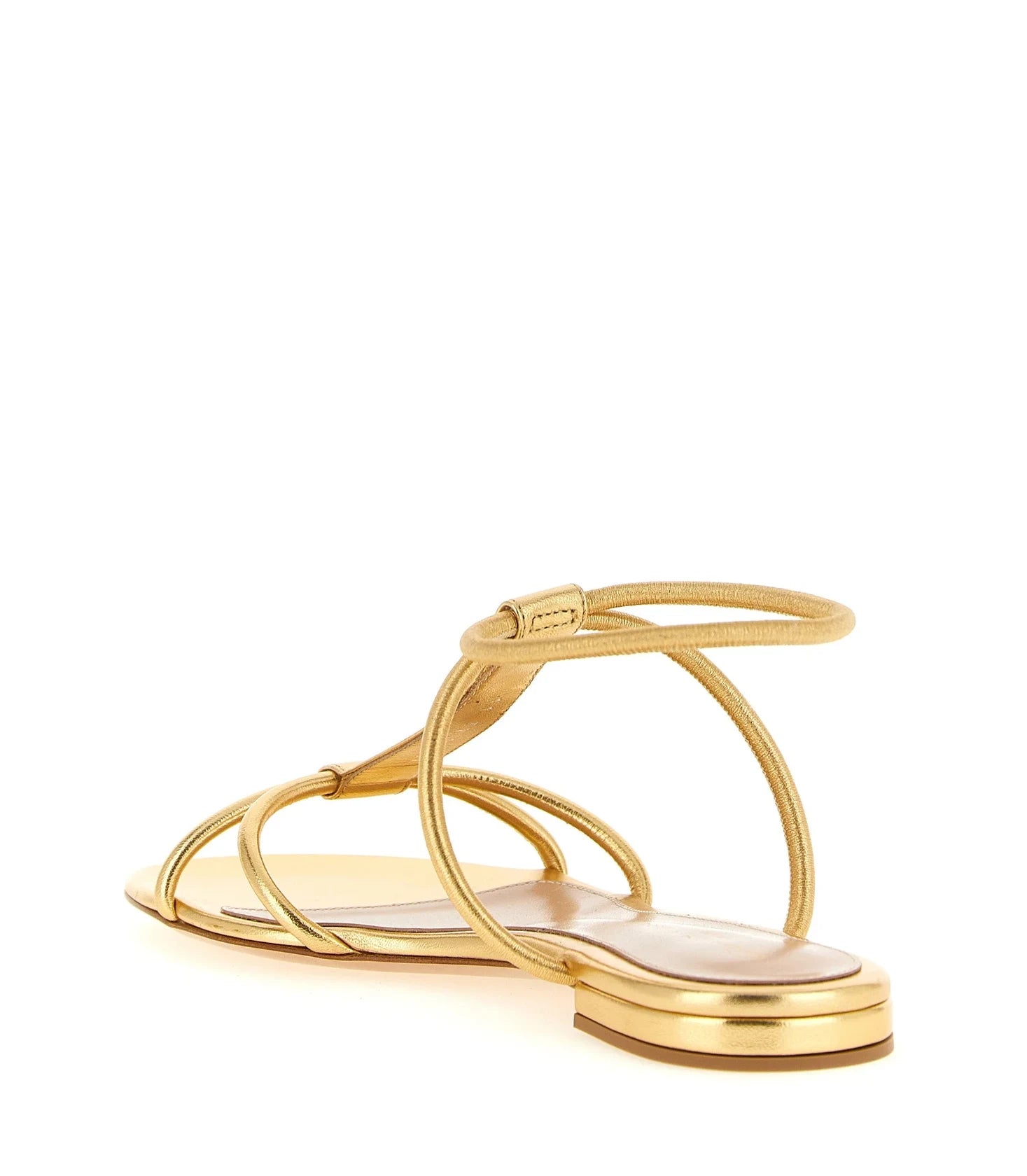 Gianvito Rossi Gold Sandals 