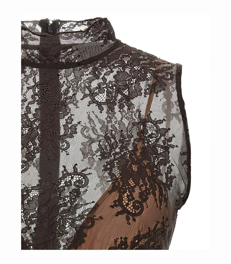 Giuseppe Di Morabito Dresse in black, Polyester — view 3