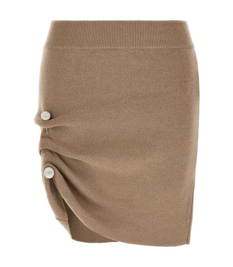 Giuseppe Di Morabito Skirt in beige, Virgin Wool