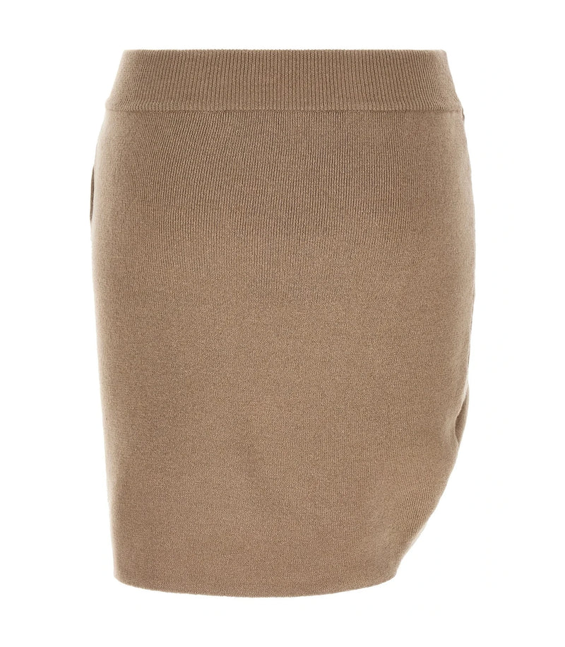 Giuseppe Di Morabito Skirt in beige, Virgin Wool — view 2