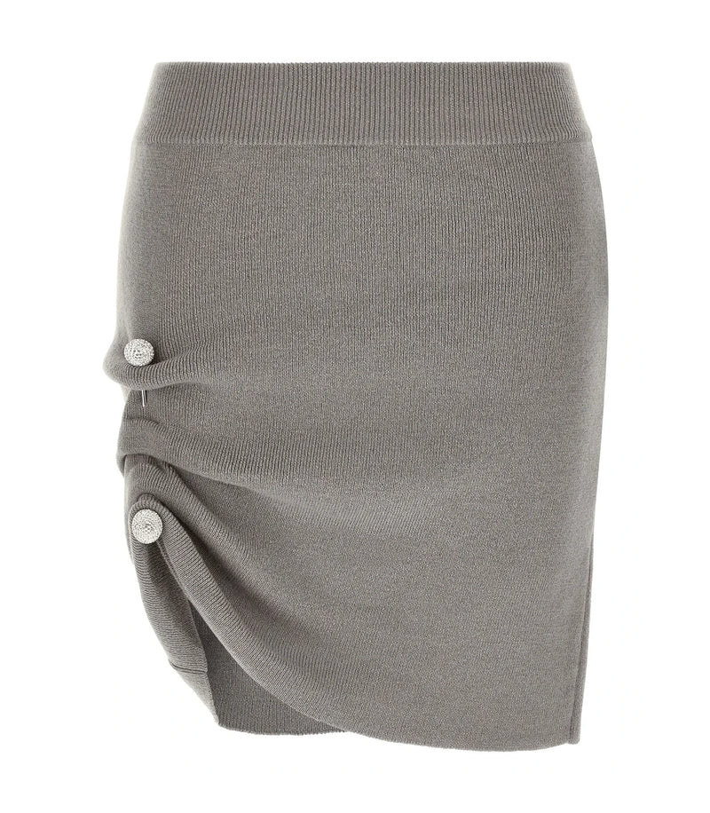Giuseppe Di Morabito Skirt in gray, Virgin Wool