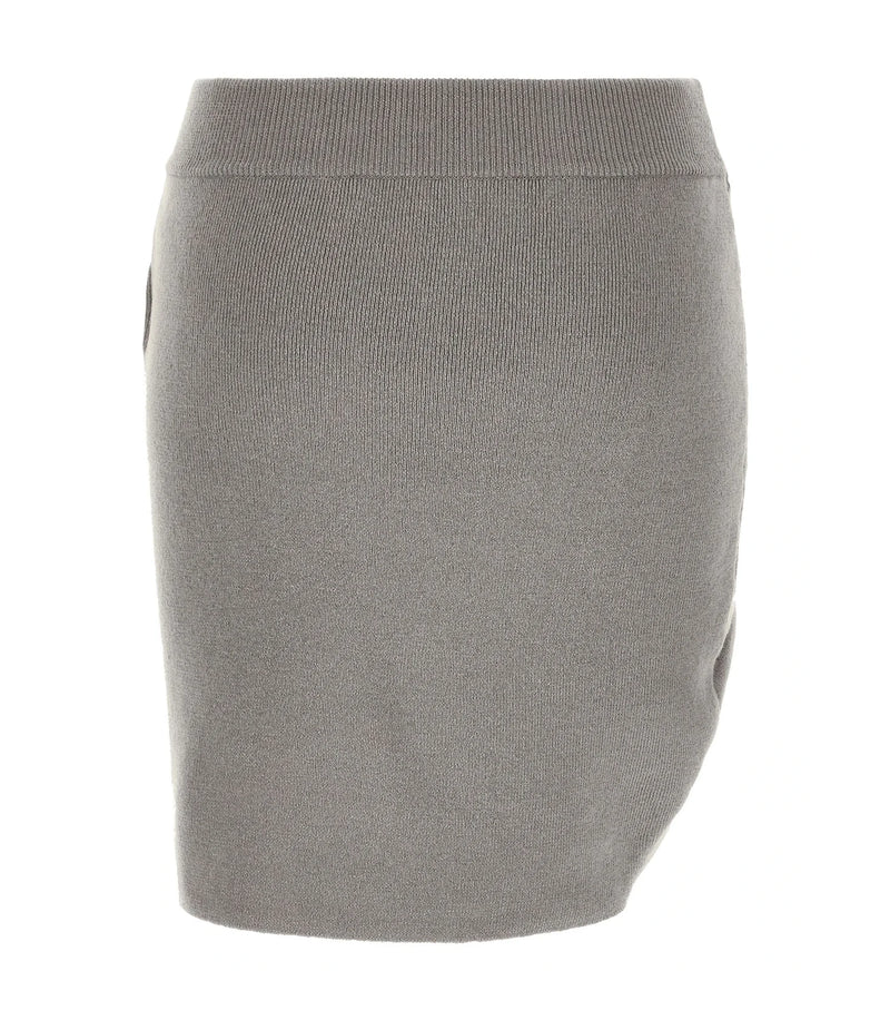 Giuseppe Di Morabito Skirt in gray, Virgin Wool — view 2