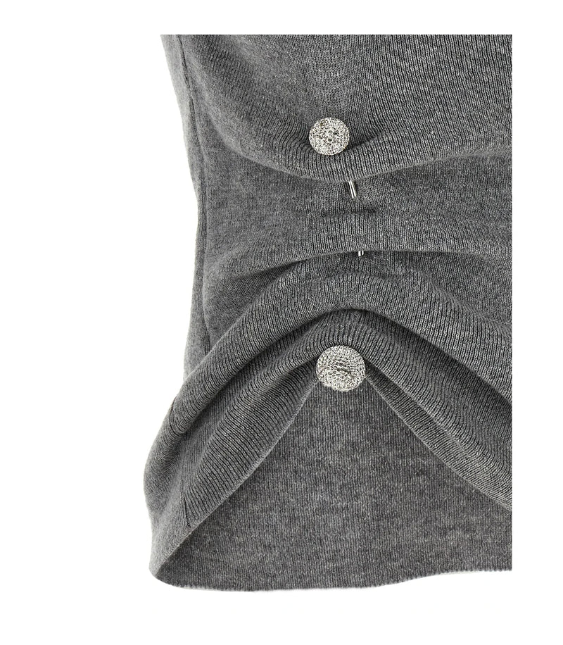 Giuseppe Di Morabito Sweater in gray, Virgin Wool — view 4