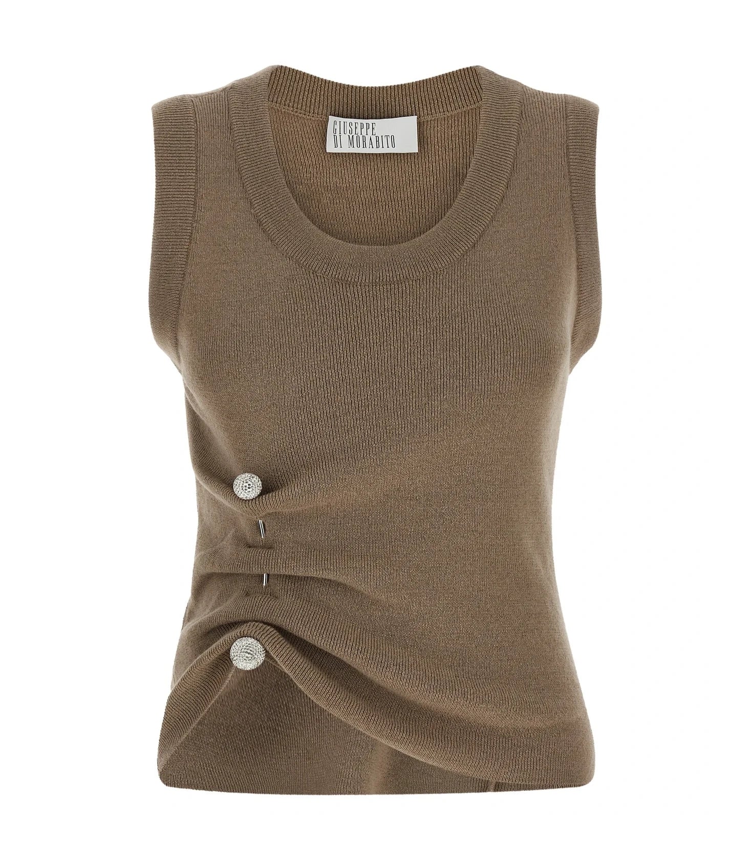 Giuseppe Di Morabito T-Shirt in beige, Virgin Wool