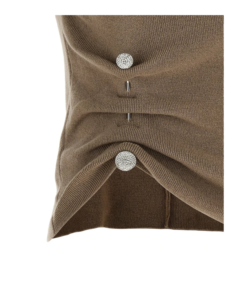 Giuseppe Di Morabito T-Shirt in beige, Virgin Wool — view 4
