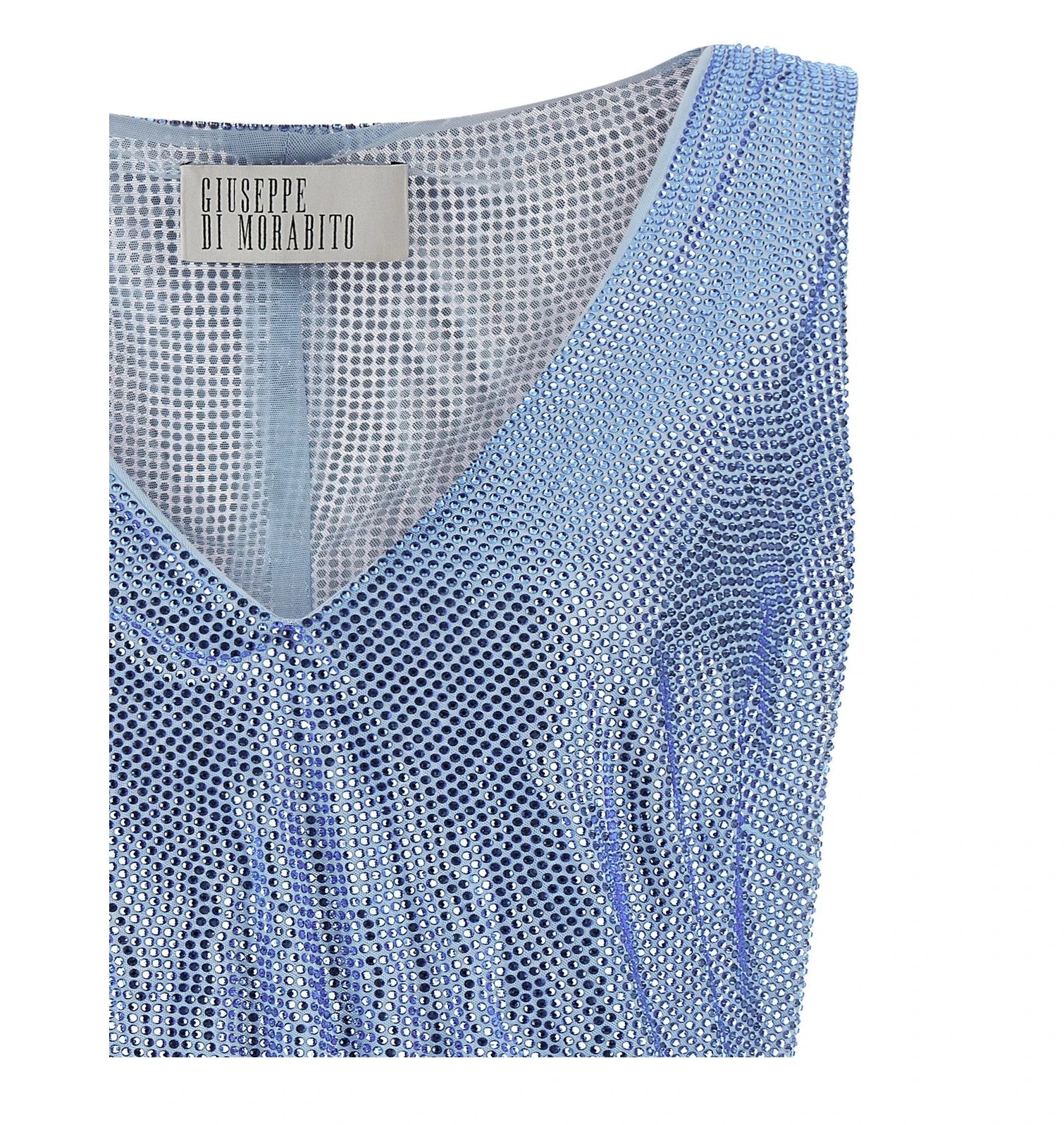 Giuseppe Di Morabito Tank Top in blue, Polyamide — view 4