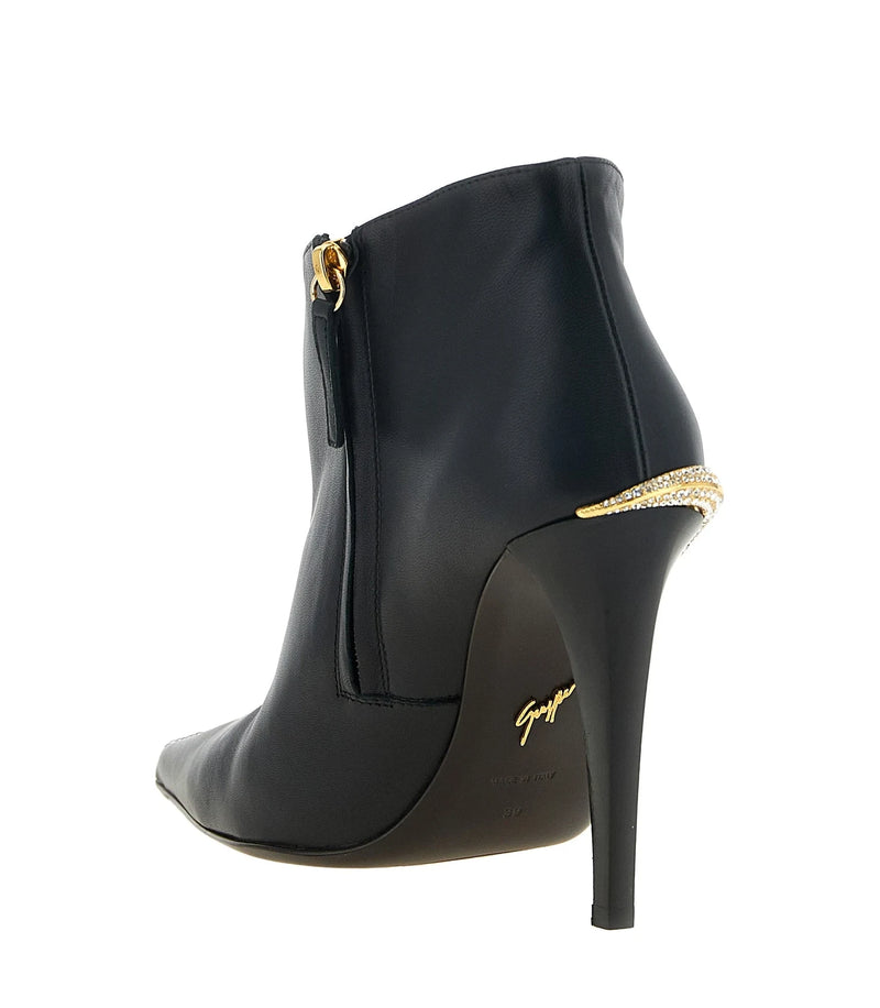 Giuseppe Zanotti Ankle Boots in black, Lamb Leather — view 3