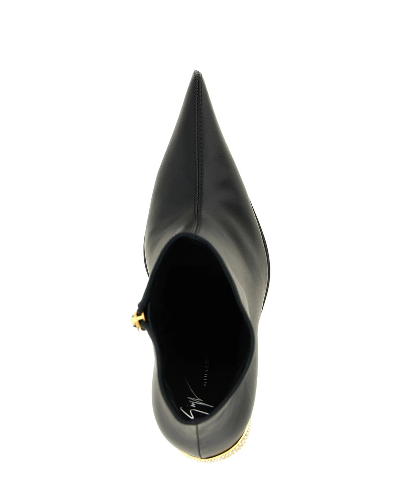 Giuseppe Zanotti Ankle Boots in black, Lamb Leather — view 4