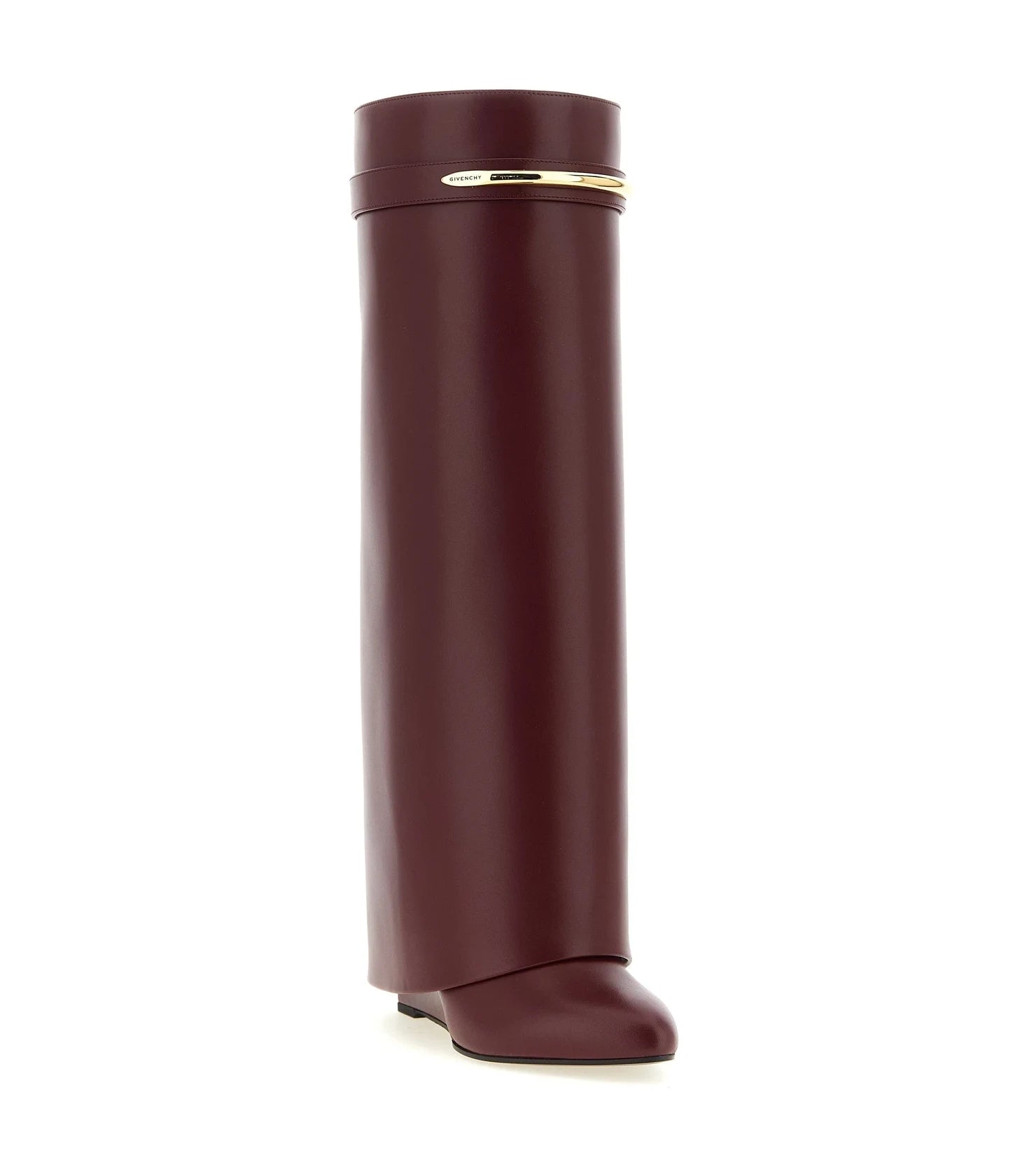 Givenchy Burgundy Knee High Boots 