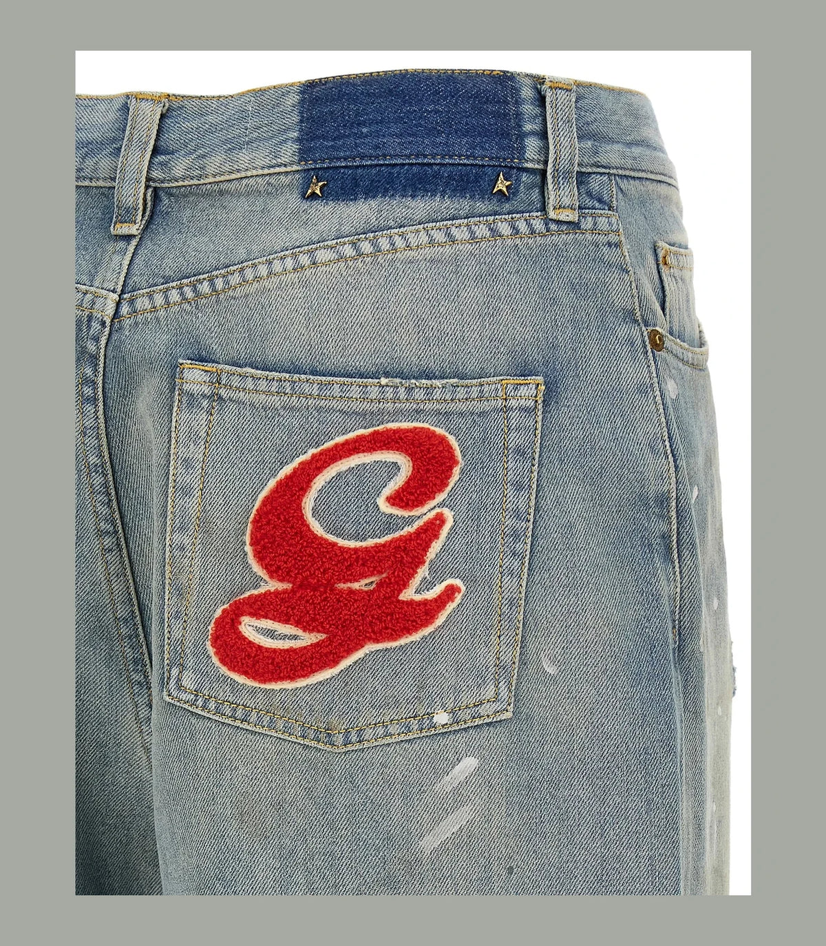Golden Goose Jean in blue, Cotton — view 4