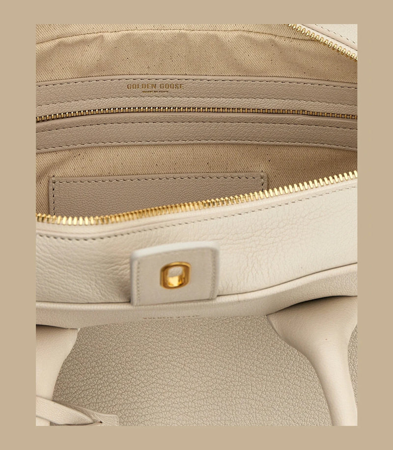 Golden Goose Satchel Bag in white, Goat Leather — view 4