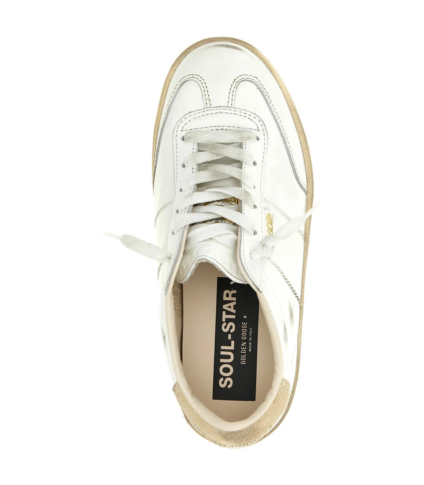 Golden Goose Cowhide White Sneakers 