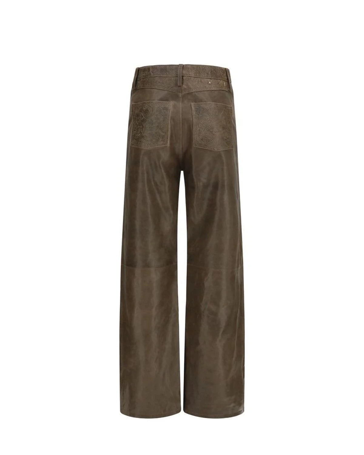 Golden Goose Trouser in brown, Calf Leather — view 2