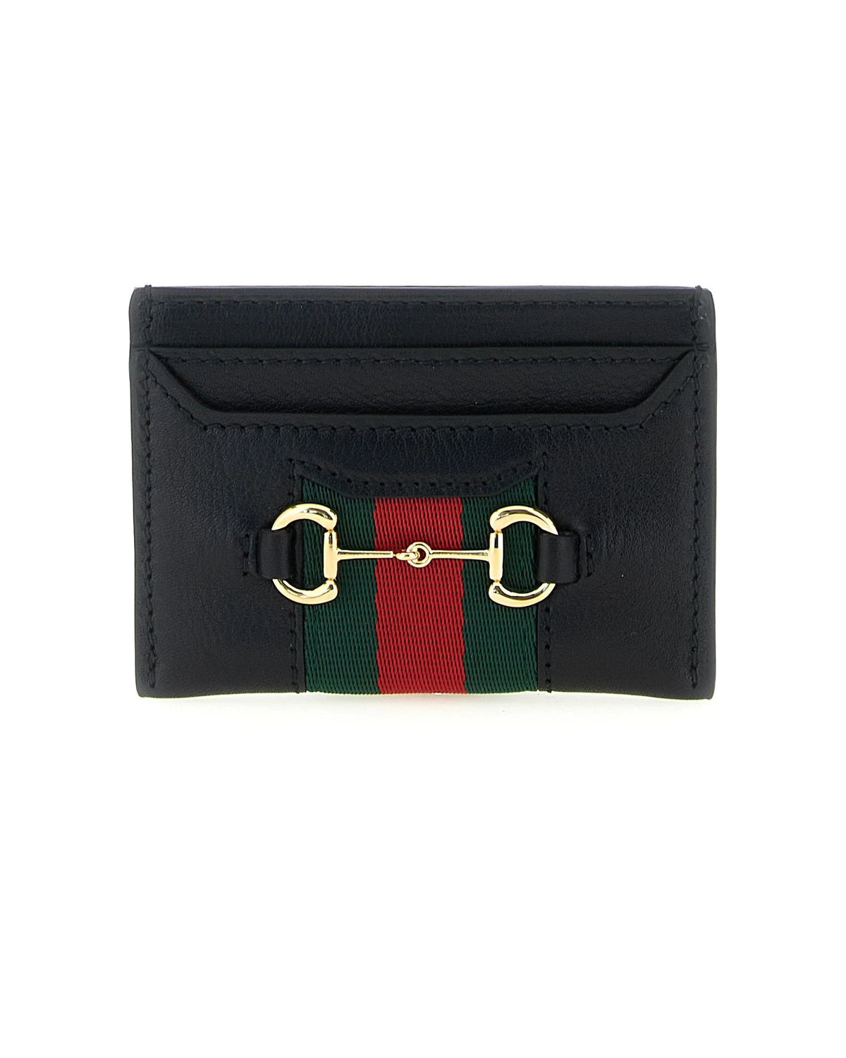 Gucci Card Case in black, Calfskin Leather