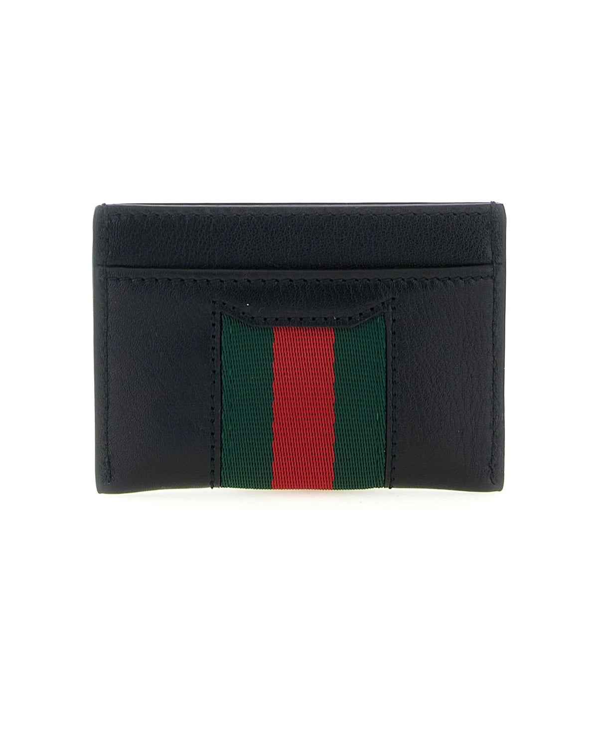 Gucci Card Case in black, Calfskin Leather — view 2