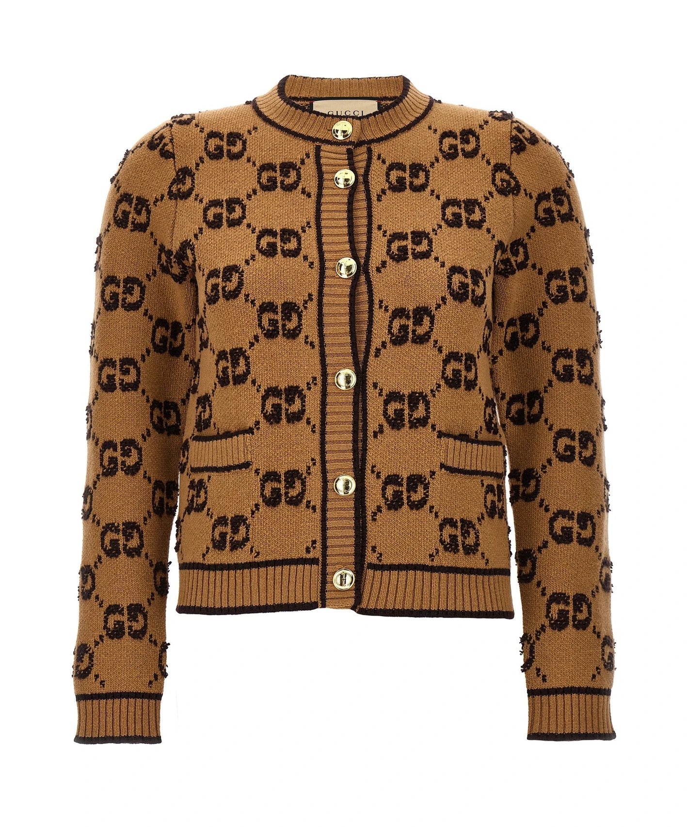 Gucci Cardigan in beige, Wool