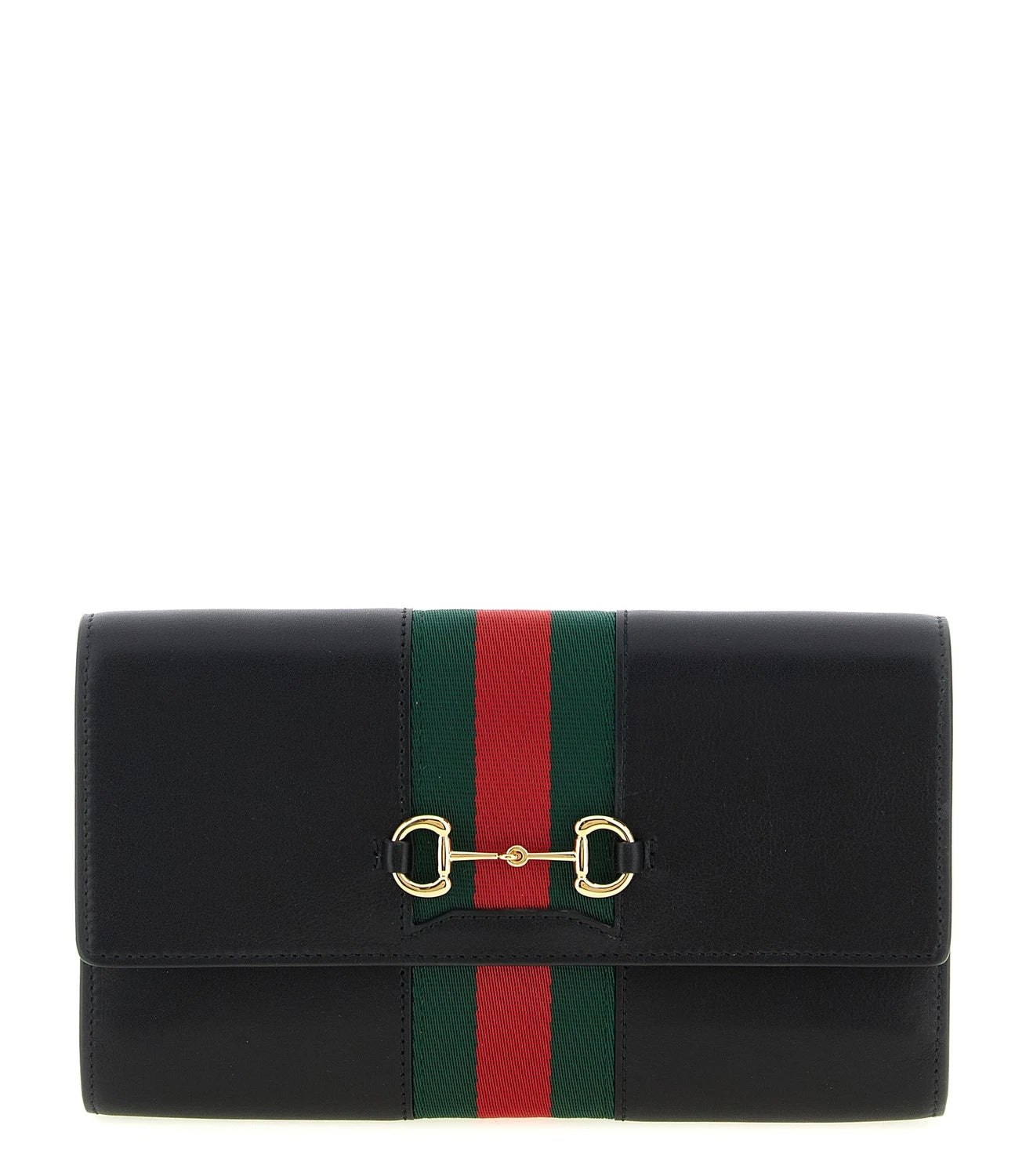 Gucci Clutch Bag in black, Calfskin Leather