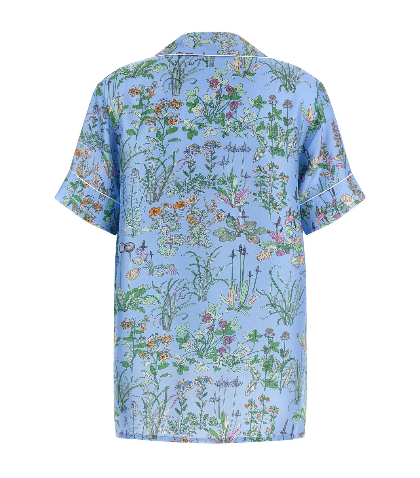 Gucci Dress Shirt in blue, Silk — view 2