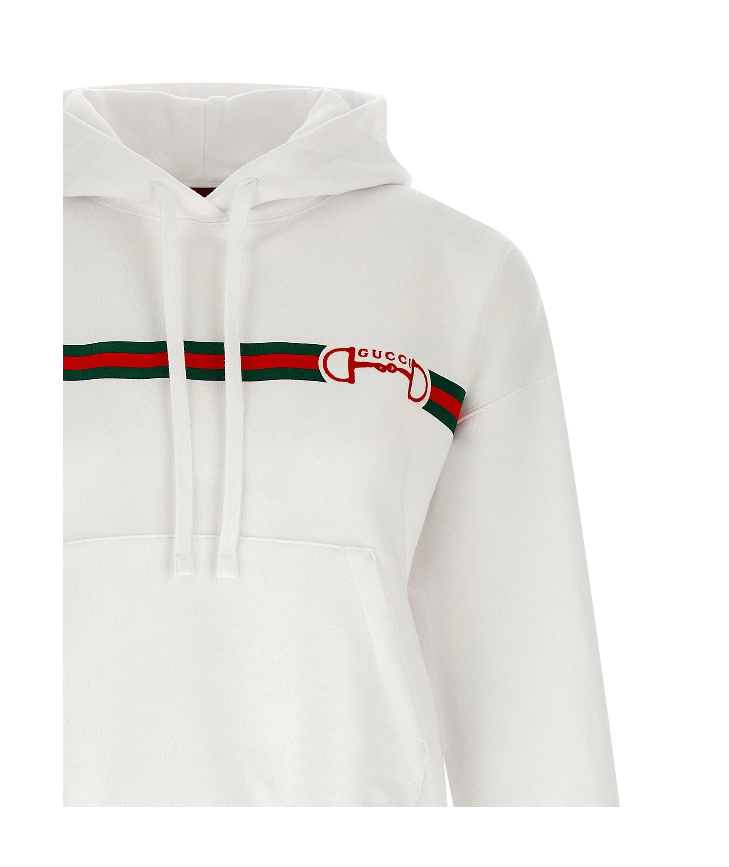 Gucci Hoodie in white, Cotton — view 3