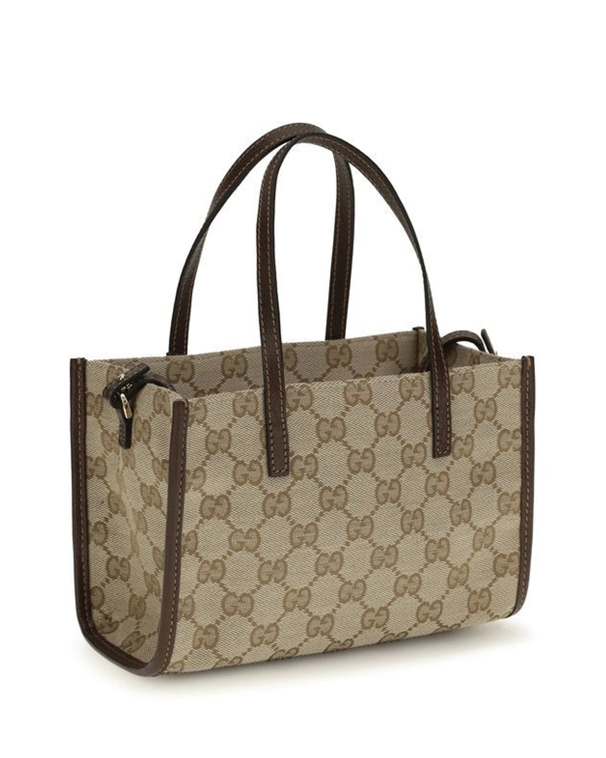 Gucci Satchel Bag in beige, Cotton — view 3