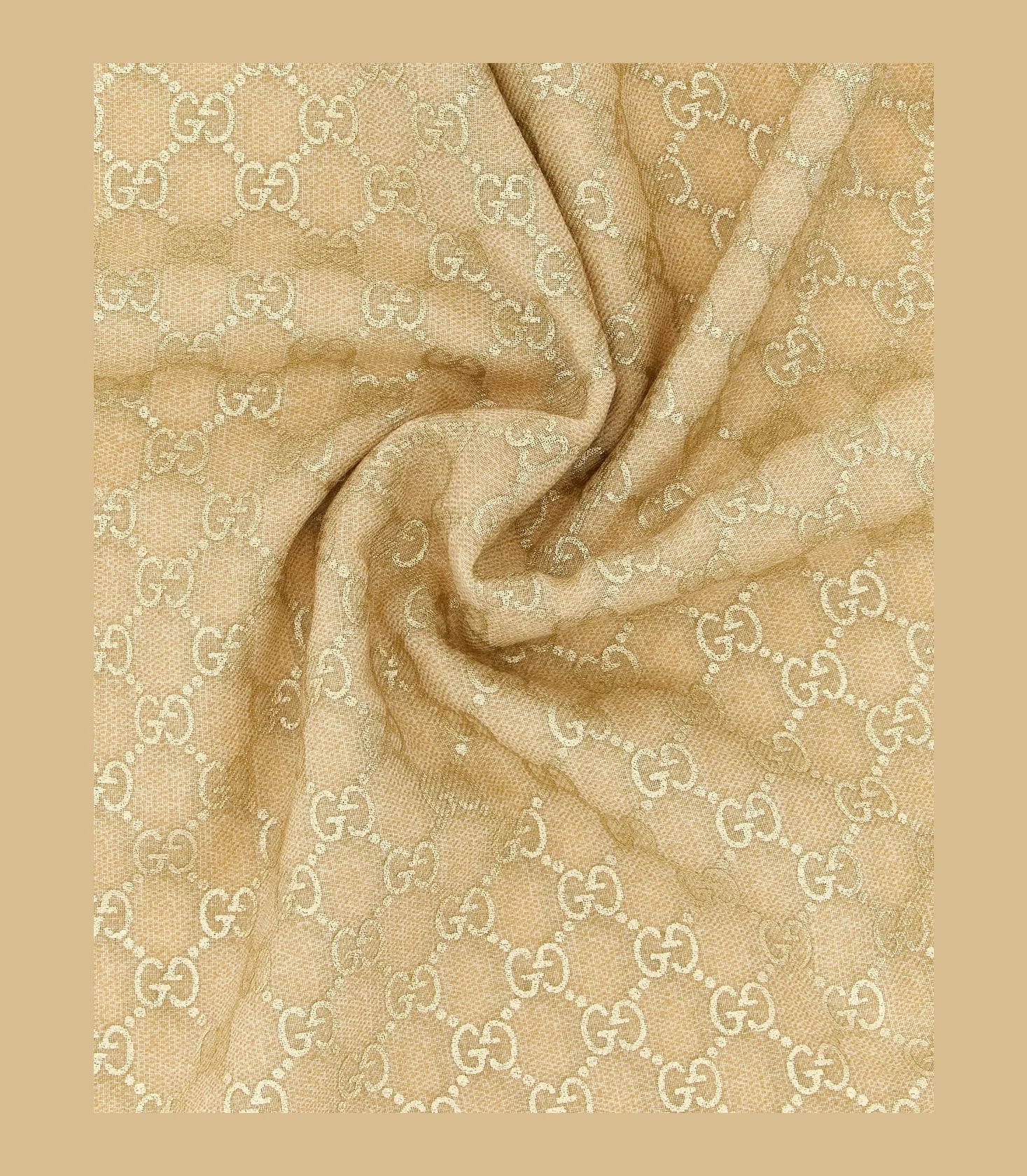 Gucci Scarves & Shawl in beige, Wool — view 2