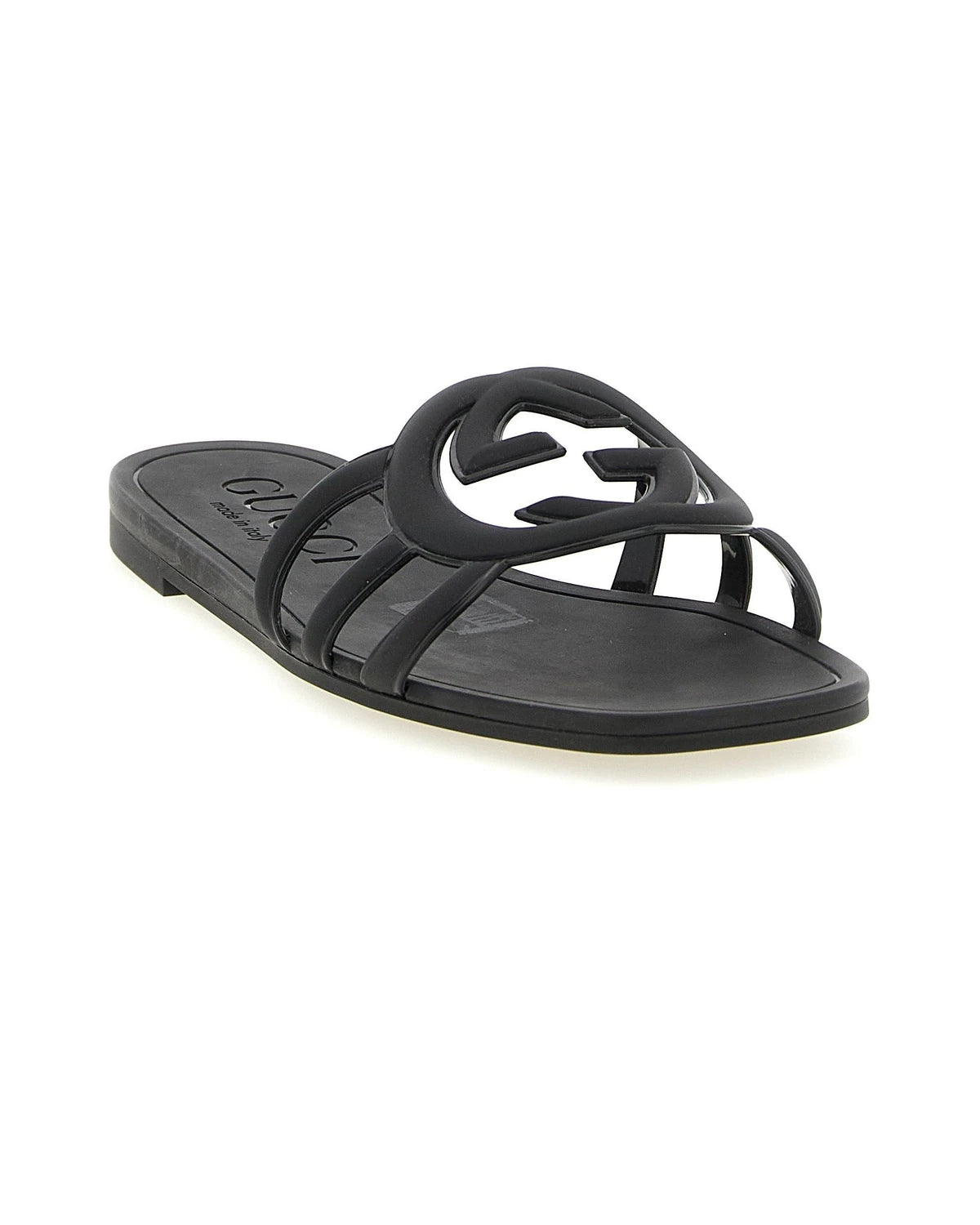 Gucci Slides in black, Rubber — view 2
