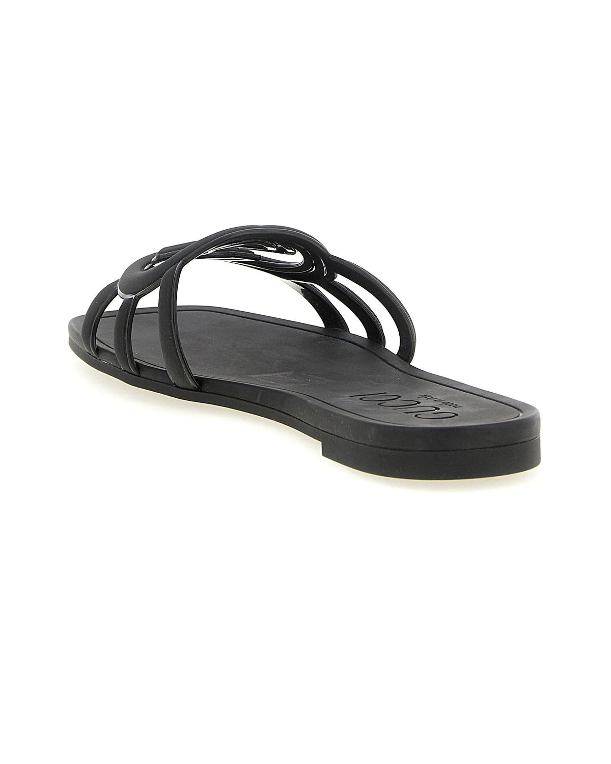 Gucci Slides in black, Rubber — view 3