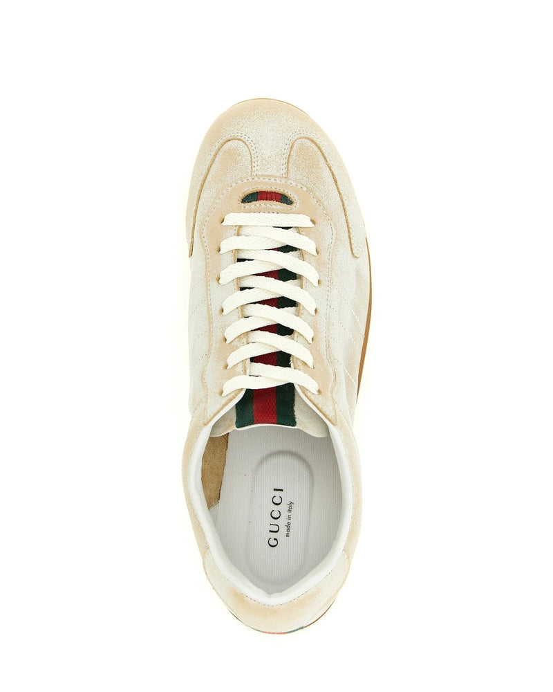 Gucci Sneakers in beige, Calfskin Leather — view 4