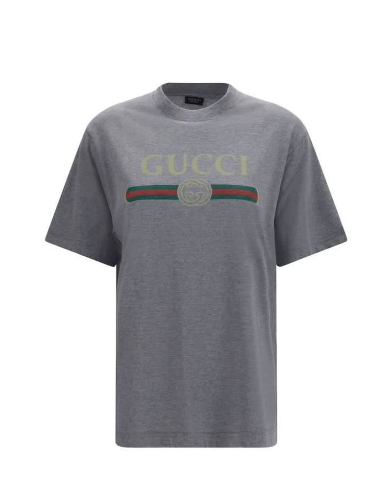 Gucci T-Shirt in gray, Cotton