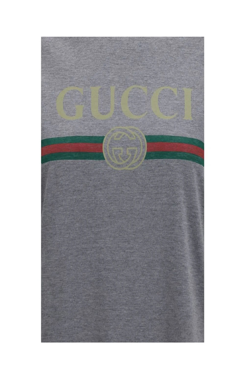Gucci T-Shirt in gray, Cotton — view 3