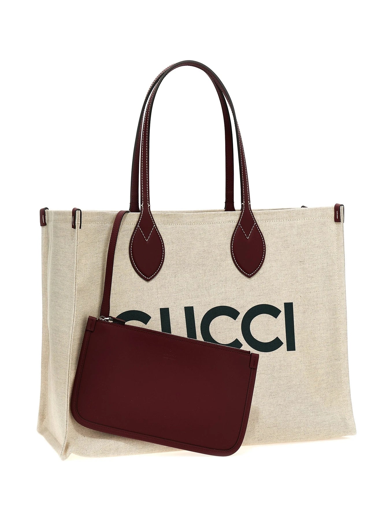 Gucci Tote Bag in beige, Polyurethane — view 3