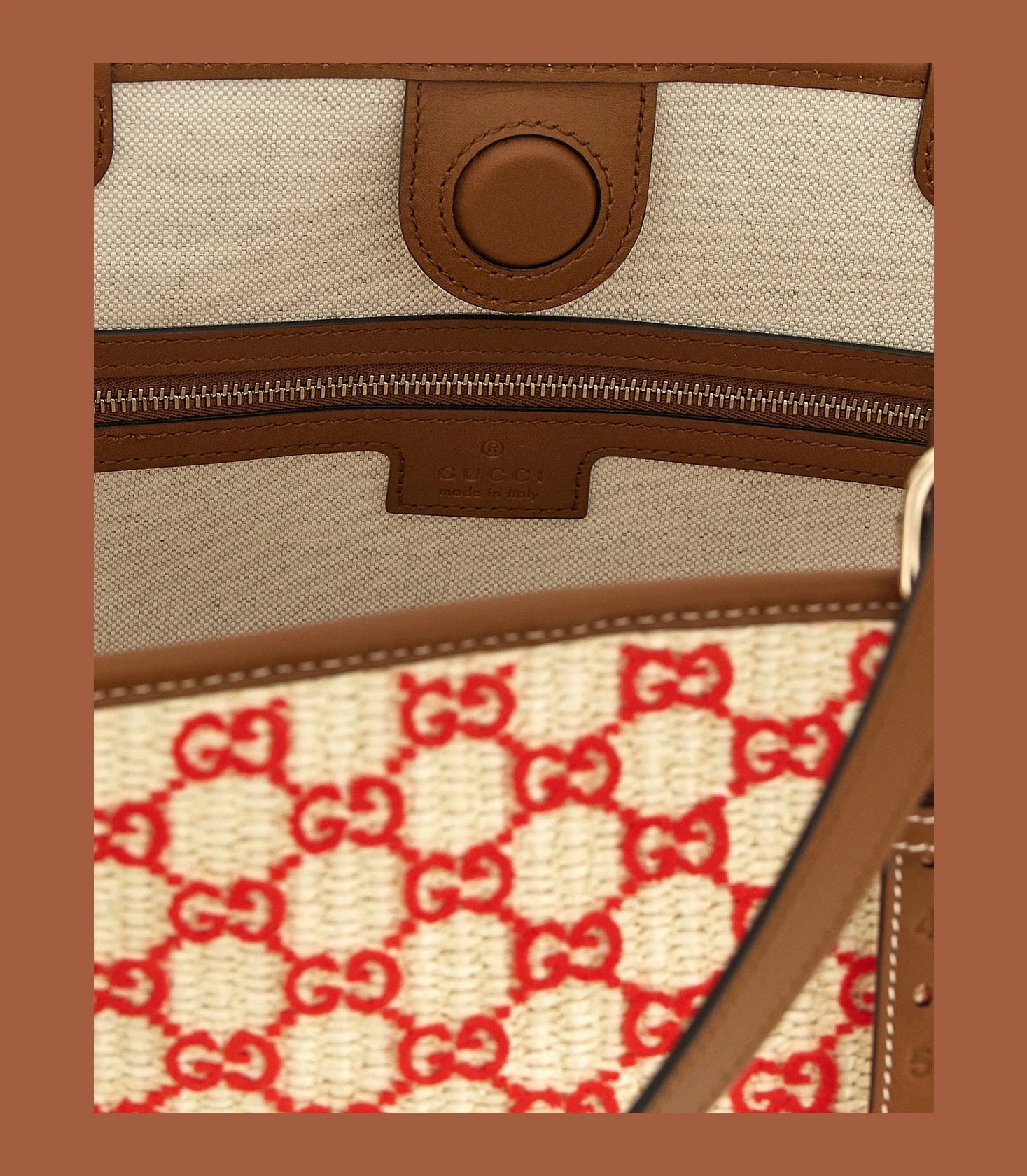 Gucci Tote Bag in multicolor, Cotton — view 4