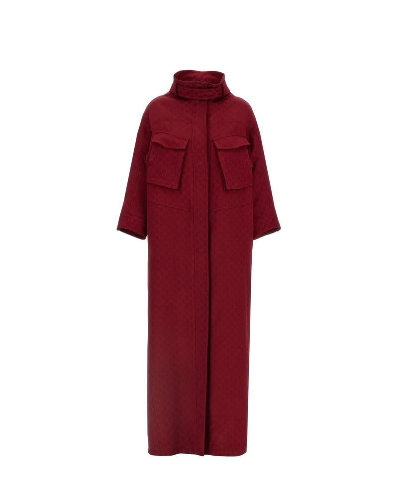 Gucci Wrap Coat in multicolor, Viscose