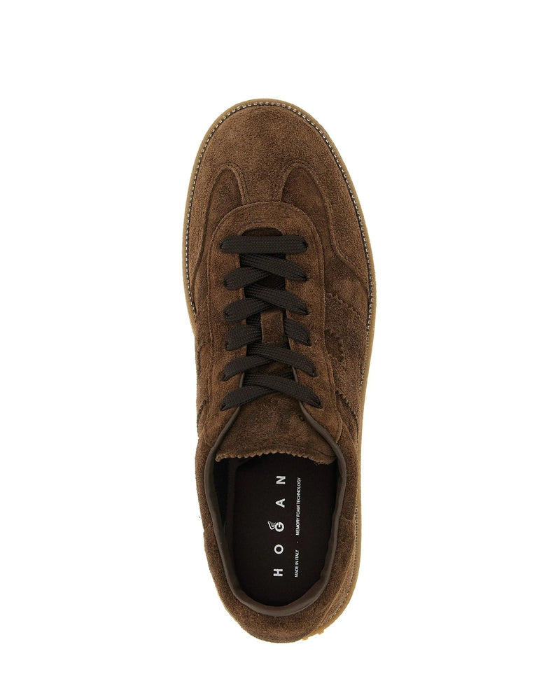 Hogan Sneakers in brown, Calfskin Leather — view 4