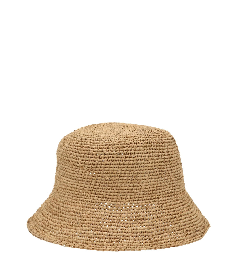 Ibeliv Bucket Hat in beige, Raffia — view 2