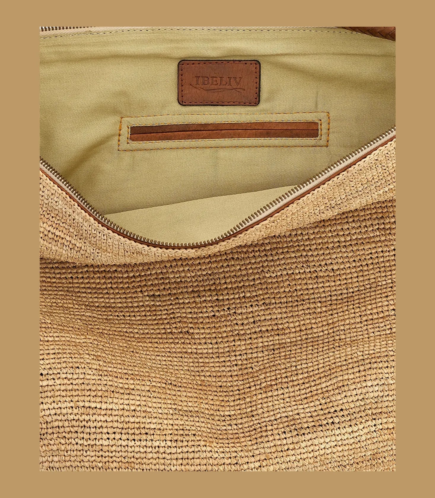Ibeliv Hobo Bag in beige — view 4
