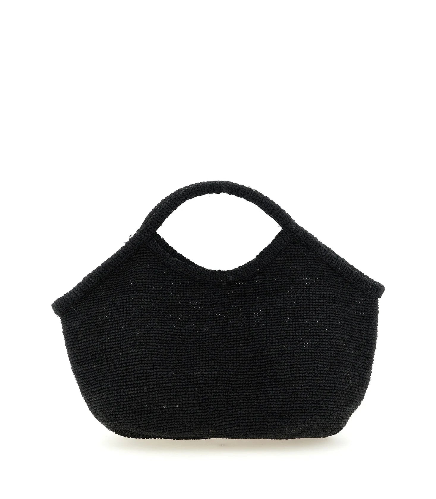Ibeliv Tote Bag in black, Raffia