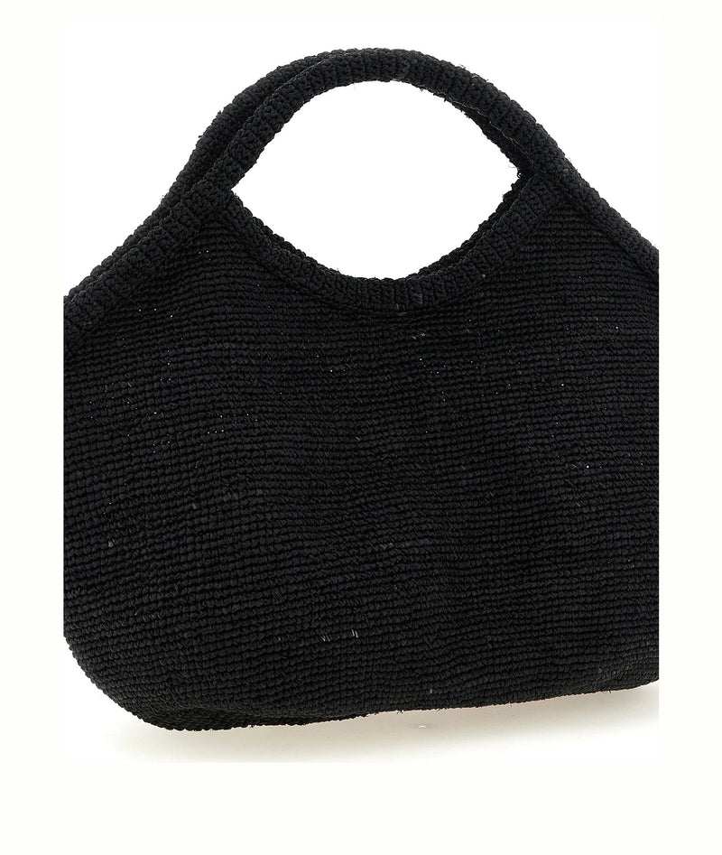 Ibeliv Tote Bag in black, Raffia — view 3