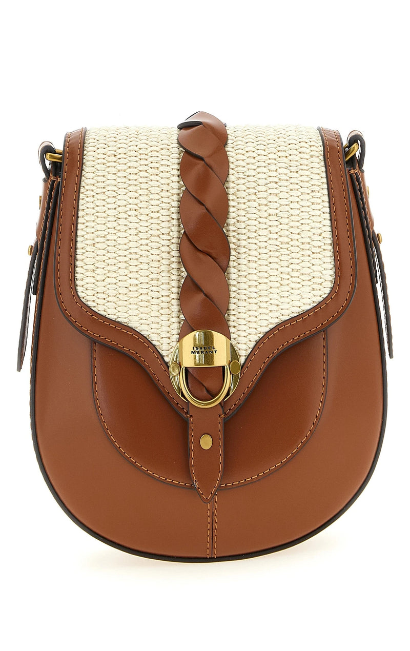 Isabel Marant Cross Body Bag in brown, Calfskin Leather