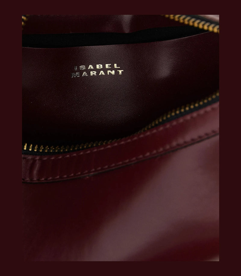 Isabel Marant Shoulder Bag in red, Calfskin Leather — view 4
