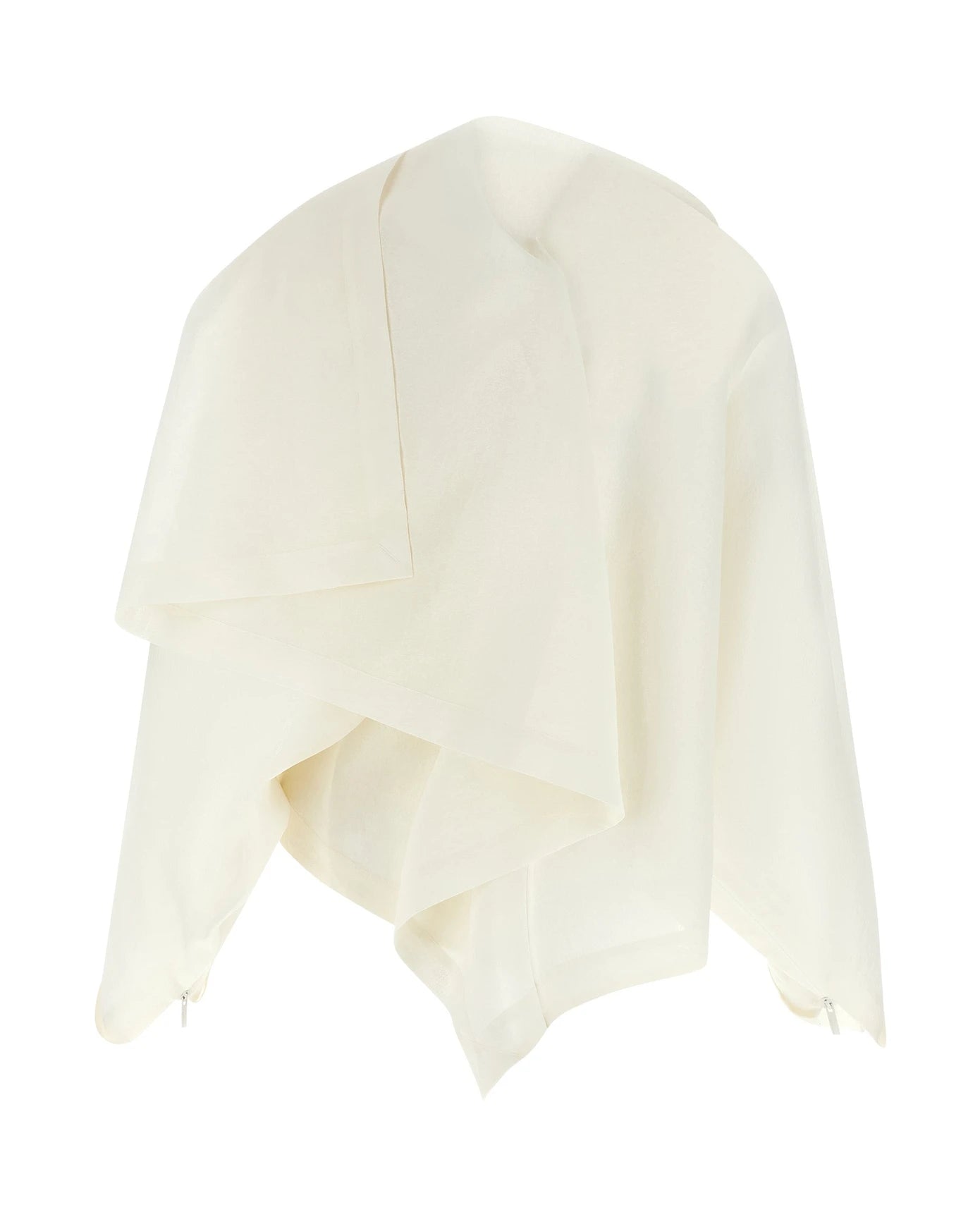 Issey Miyake Bolero Jacket in white — view 2