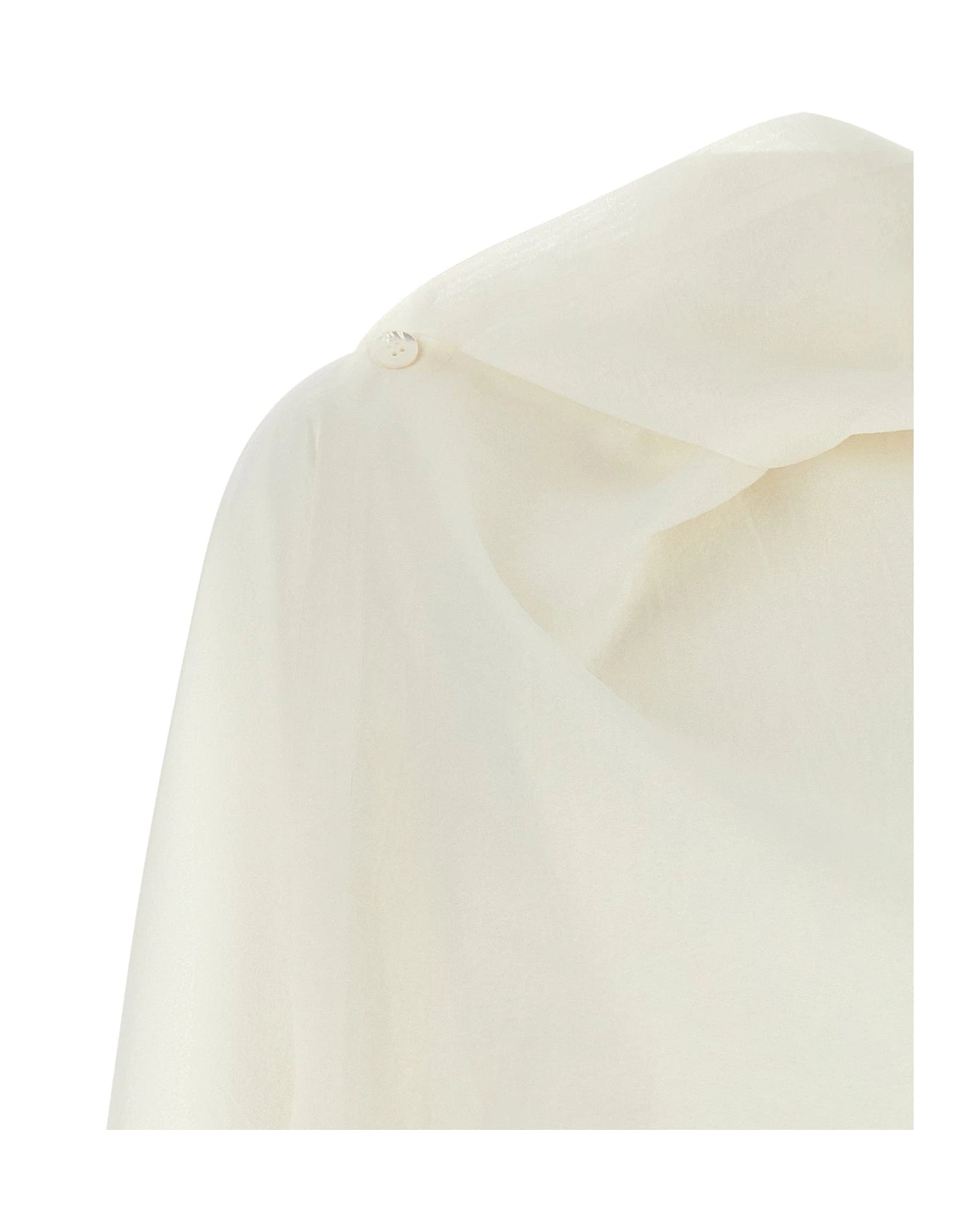 Issey Miyake Bolero Jacket in white — view 3